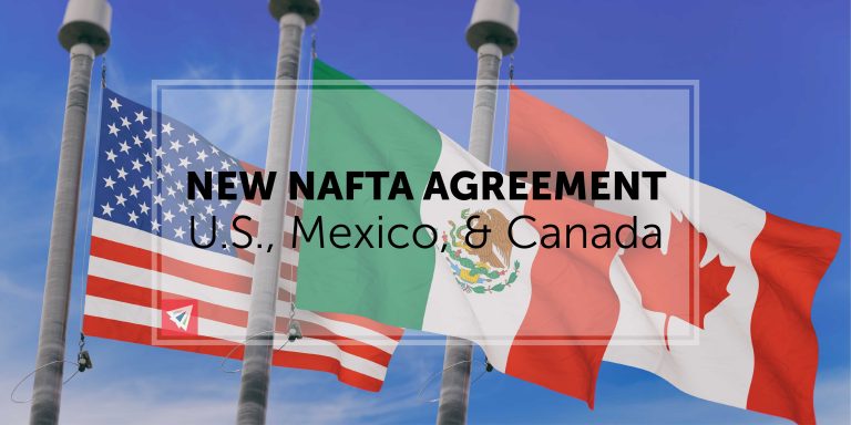 New NAFTA Agreement: U.S., Canada, And Mexico - Land, Sea, & Air ...